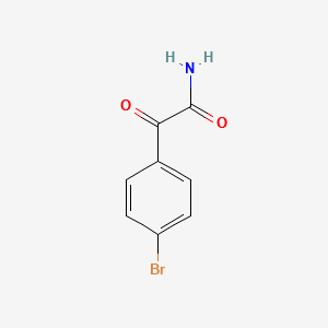 2-(4-BROMOPHENYL)-2-OXOACETAMIDE structure, CAS 69374-79-4