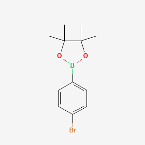 2-(4-BROMOPHENYL)-4,4,5,5-TETRAMETHYL-1,3,2-DIOXABOROLANE structure, CAS 68716-49-4