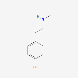 2-(4-BROMOPHENYL)-N-METHYLETHANAMINE structure, CAS 725683-06-7