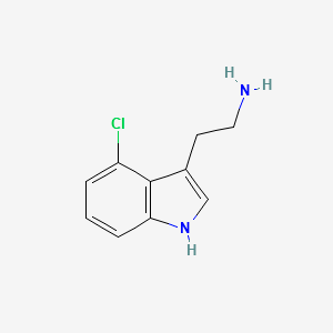 2-(4-CHLORO-1H-INDOL-3-YL)ETHANAMINE structure, CAS 2447-16-7