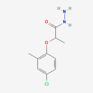 2-(4-CHLORO-2-METHYLPHENOXY)PROPANEHYDRAZIDE structure, CAS 36304-48-0