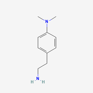 2-(4-DIMETHYLAMINOPHENYL)ETHYLAMINE structure, CAS 52632-05-0