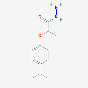 2-(4-ISOPROPYLPHENOXY)PROPANEHYDRAZIDE structure, CAS 667412-84-2