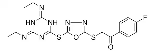 2-(4-METHOXYNAPHTHALEN-1-YL)-4,6-BIS(TRICHLOROMETHYL)-1,3,5-TRIAZINE structure, CAS 69432-40-2