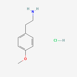 2-(4-METHOXYPHENYL)ETHANAMINE HYDROCHLORIDE structure, CAS 645-58-9