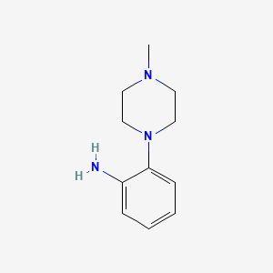 2-(4-METHYL-1-PIPERAZINYL)ANILINE structure, CAS 180605-36-1