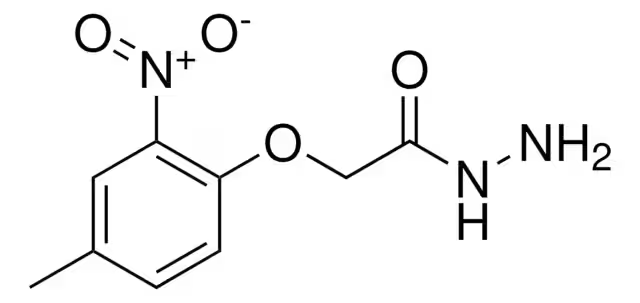 2-(4-METHYL-2-NITROPHENOXY)ACETOHYDRAZIDE structure, CAS 329222-71-1