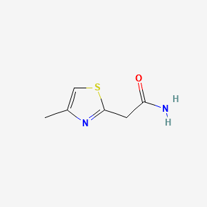 2-(4-METHYLTHIAZOL-2-YL)ACETAMIDE structure, CAS 173739-73-6
