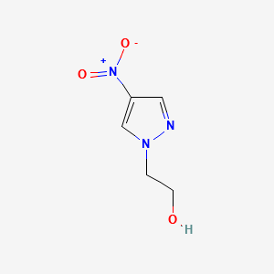 2-(4-NITRO-1H-PYRAZOL-1-YL)ETHANOL structure, CAS 42027-81-6