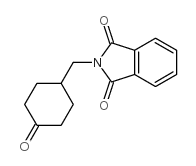 2-(4-OXOCYCLOHEXYLMETHYL)ISOINDOLE-1,3-DIONE structure, CAS 423116-18-1