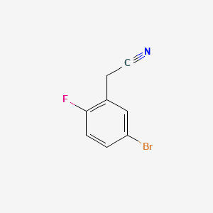 2-(5-BROMO-2-FLUOROPHENYL)ACETONITRILE structure, CAS 305800-60-6