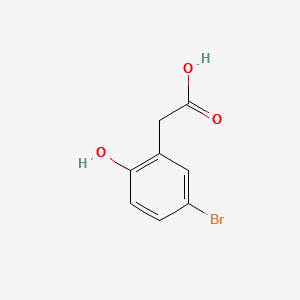2-(5-BROMO-2-HYDROXYPHENYL)ACETIC ACID structure, CAS 38692-72-7