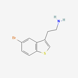 2-(5-BROMOBENZO[B]THIOPHEN-3-YL)ETHANAMINE structure, CAS 22963-87-7