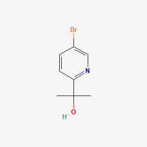 2-(5-BROMOPYRIDIN-2-YL)PROPAN-2-OL structure, CAS 290307-40-3
