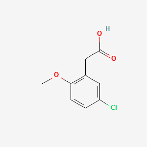 2-(5-CHLORO-2-METHOXYPHENYL)ACETIC ACID structure, CAS 7569-62-2