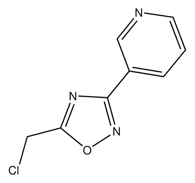 2-(5-CHLOROMETHYL[1,2,4]OXADIAZOL-3-YL)PYRIDINE structure, CAS 90002-06-5