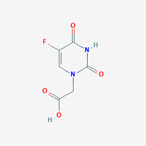 2-(5-FLUORO-2,4-DIOXO-3,4-DIHYDROPYRIMIDIN-1(2H)-YL)ACETIC ACID structure, CAS 56059-30-4