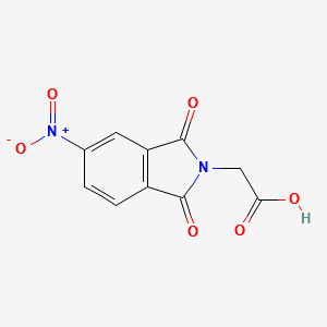2-(5-NITRO-1,3-DIOXOISOINDOLIN-2-YL)ACETIC ACID structure, CAS 10133-88-7