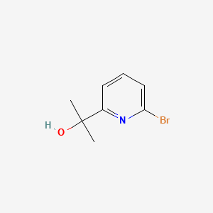 2-(6-BROMOPYRIDIN-2-YL)PROPAN-2-OL structure, CAS 638218-78-7