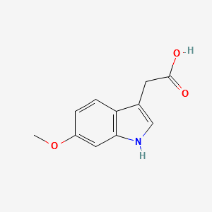 2-(6-METHOXY-1H-INDOL-3-YL)ACETIC ACID structure, CAS 103986-22-7