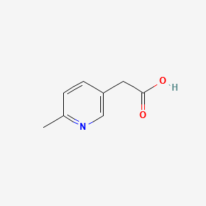 2-(6-METHYLPYRIDIN-3-YL)ACETIC ACID structure, CAS 19733-96-1