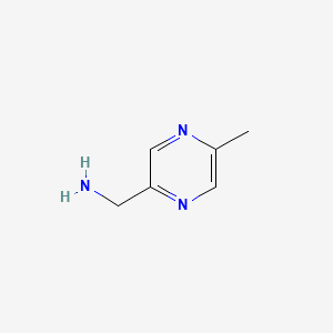 2-(AMINOMETHYL)-5-METHYLPYRAZINE structure, CAS 132664-85-8