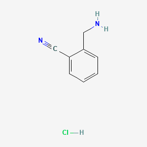 2-(AMINOMETHYL)BENZONITRILE HYDROCHLORIDE structure, CAS 1134529-25-1