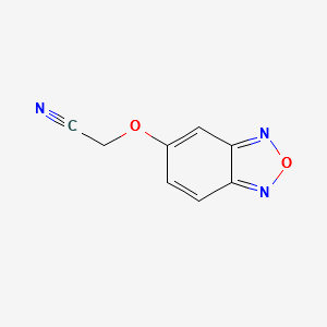 2-(BENZO[C][1,2,5]OXADIAZOL-5-YLOXY)ACETONITRILE structure, CAS 175203-37-9