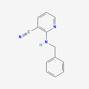 2-(BENZYLAMINO)NICOTINONITRILE structure, CAS 50351-72-9