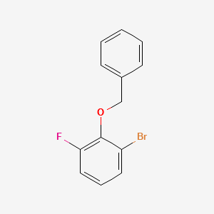 2-(BENZYLOXY)-1-BROMO-3-FLUOROBENZENE structure, CAS 1036724-55-6