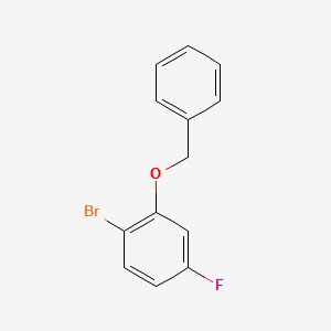 2-(BENZYLOXY)-1-BROMO-4-FLUOROBENZENE structure, CAS 202857-88-3