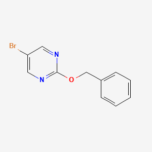 2-(BENZYLOXY)-5-BROMOPYRIMIDINE structure, CAS 742058-39-5