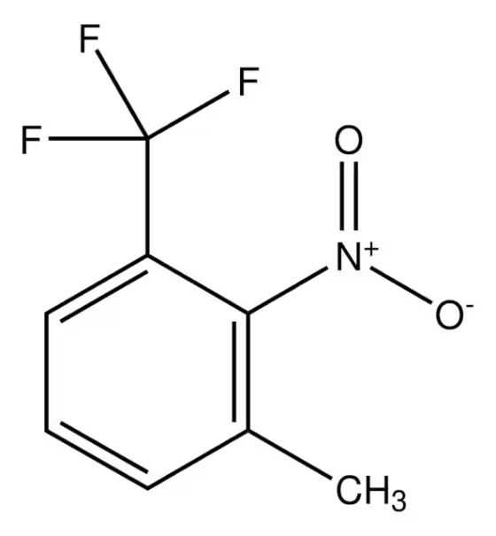 2-(BROMOMETHYL)-1-NITRO-3-(TRIFLUOROMETHYL)BENZENE structure, CAS 133605-26-2