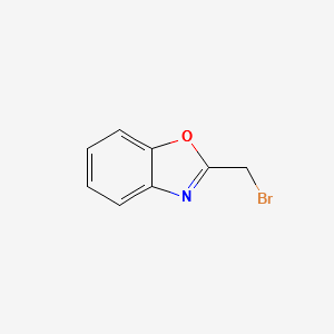 2-(BROMOMETHYL)BENZO[D]OXAZOLE structure, CAS 73101-74-3