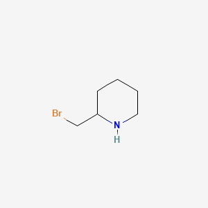 2-(BROMOMETHYL)PIPERIDINE structure, CAS 408340-10-3