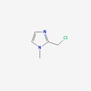 2-(CHLOROMETHYL)-1-METHYL-1H-IMIDAZOLE structure, CAS 19225-92-4