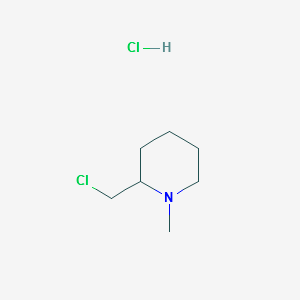 2-(CHLOROMETHYL)-1-METHYLPIPERIDINE HYDROCHLORIDE structure, CAS 27483-92-7