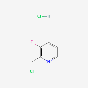 2-(CHLOROMETHYL)-3-FLUOROPYRIDINE HYDROCHLORIDE structure, CAS 149463-07-0