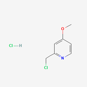 2-(CHLOROMETHYL)-4-METHOXYPYRIDINE HYDROCHLORIDE structure, CAS 62734-08-1