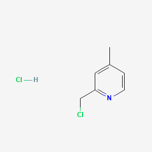 2-(CHLOROMETHYL)-4-METHYLPYRIDINE HYDROCHLORIDE structure, CAS 71670-71-8