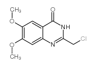 2-(CHLOROMETHYL)-6,7-DIMETHOXYQUINAZOLIN-4(3H)-ONE structure, CAS 730949-85-6