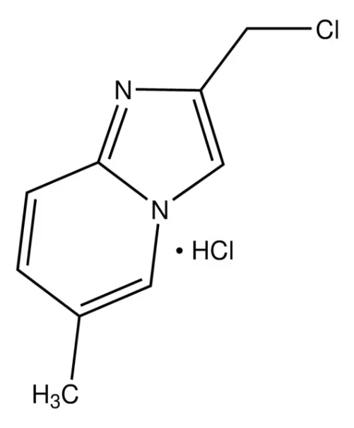 2-(CHLOROMETHYL)-6-METHYLIMIDAZO[1,2-A]PYRIDINE HYDROCHLORIDE structure, CAS 118000-40-1