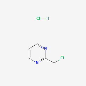 2-(CHLOROMETHYL)PYRIMIDINE HYDROCHLORIDE structure, CAS 936643-80-0
