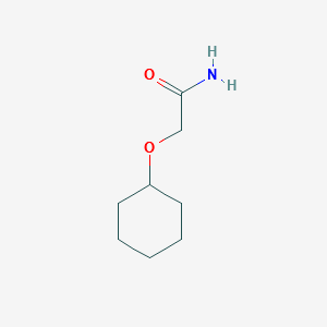 2-(CYCLOHEXYLOXY)ACETAMIDE structure, CAS 98552-43-3