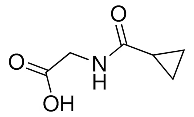 2-(CYCLOPROPANECARBOXAMIDO)ACETIC ACID structure, CAS 64513-70-8