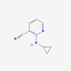 2-(CYCLOPROPYLAMINO)NICOTINONITRILE structure, CAS 52583-90-1