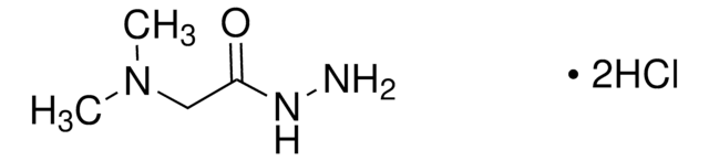 2-(DIMETHYLAMINO)ACETOHYDRAZIDE HYDROCHLORIDE structure, CAS 539-64-0