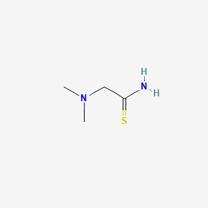 2-(DIMETHYLAMINO)ETHANETHIOAMIDE structure, CAS 27507-28-4