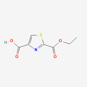 2-(ETHOXYCARBONYL)THIAZOLE-4-CARBOXYLIC ACID structure, CAS 911466-96-1