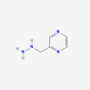 2-(HYDRAZINYLMETHYL)PYRAZINE structure, CAS 887592-66-7